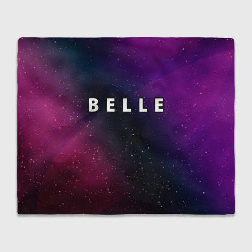 Плед 3D Belle gradient space, цвет 3D (велсофт)