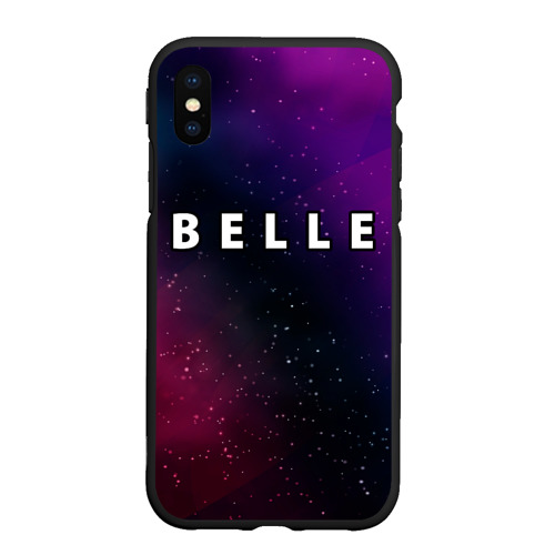 Чехол для iPhone XS Max матовый Belle gradient space