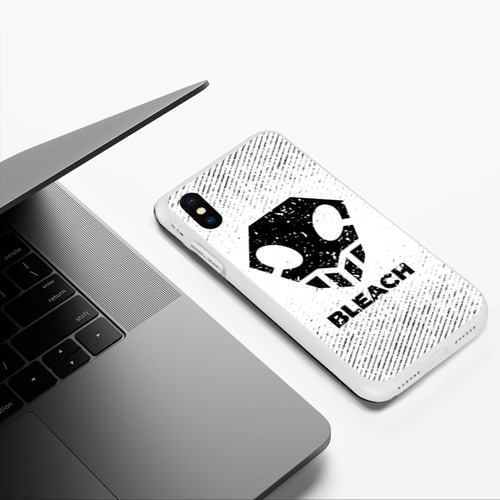 Чехол для iPhone XS Max матовый с принтом Bleach с потертостями на светлом фоне, фото #5