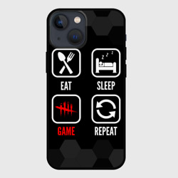 Чехол для iPhone 13 mini Eat, sleep, Dead by Daylight, repeat