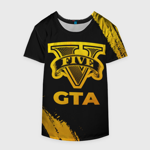 Накидка на куртку 3D GTA - gold gradient, цвет 3D печать - фото 4