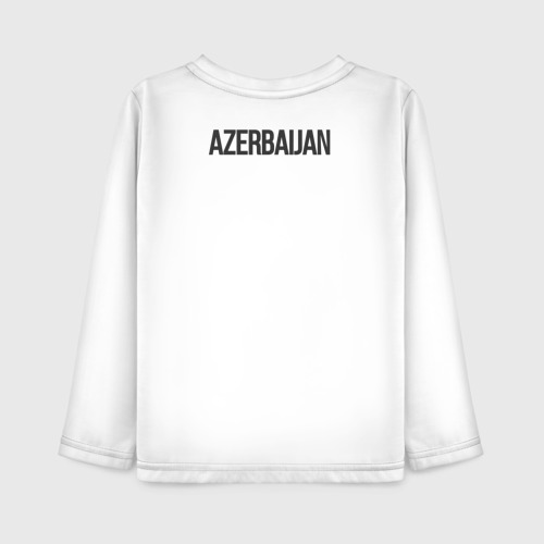 Детский лонгслив хлопок Azerbaijan, цвет белый - фото 2