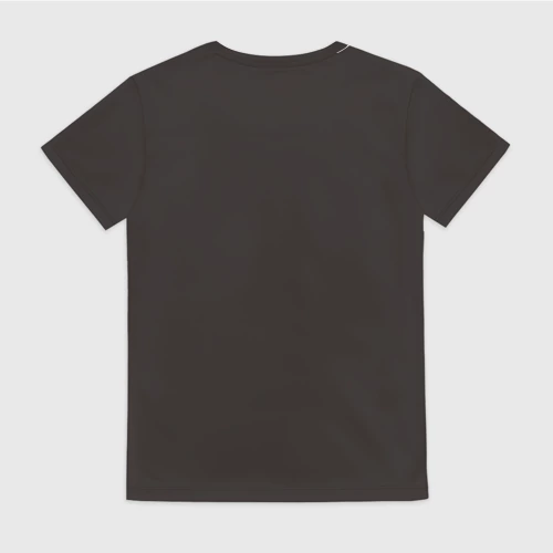 Женская футболка 3D с принтом Обидеть Кристину может каждый, вид сзади #1