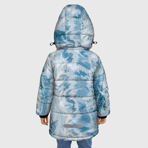 Зимняя куртка для девочек 3D Снежный вихрь, цвет красный - фото 4