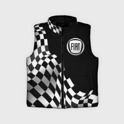 Детский жилет утепленный 3D Fiat racing flag