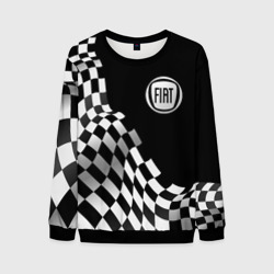 Мужской свитшот 3D Fiat racing flag