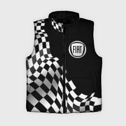 Женский жилет утепленный 3D Fiat racing flag