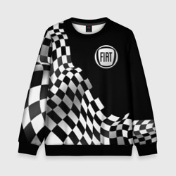 Детский свитшот 3D Fiat racing flag