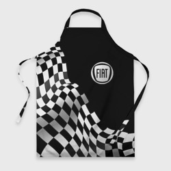 Фартук 3D Fiat racing flag