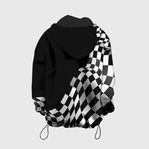 Детская куртка 3D Fiat racing flag, цвет черный - фото 2