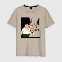 Не толстый, а харизматичный Питер Гриффин – Мужская футболка хлопок с принтом купить со скидкой в -20%