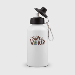 Бутылка спортивная Save the world