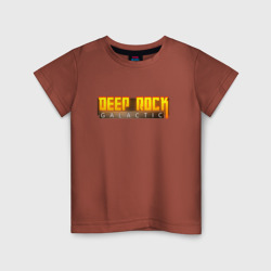 Детская футболка хлопок Deep Rock Galactic logo