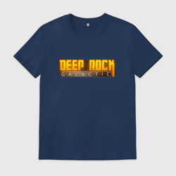 Мужская футболка хлопок Deep Rock Galactic logo