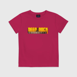 Детская футболка хлопок Deep Rock Galactic logo