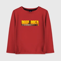 Детский лонгслив хлопок Deep Rock Galactic logo