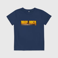 Детская футболка хлопок Deep Rock Galactic logo