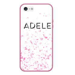 Чехол для iPhone 5/5S матовый Adele брызги