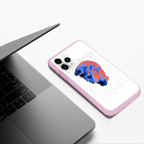 Чехол для iPhone 11 Pro Max матовый с принтом Синт Вейв Ретро Неон Стиль, фото #5