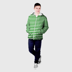 Мужская куртка 3D Тельняшка зеленая Пограничных войск - фото 2