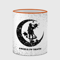Кружка с полной запечаткой Angels of Death с потертостями на светлом фоне - фото 2