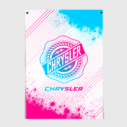 Постер Chrysler neon gradient style