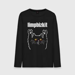 Мужской лонгслив хлопок Limp Bizkit rock cat