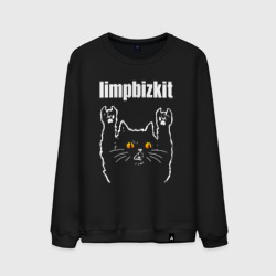 Мужской свитшот хлопок Limp Bizkit rock cat