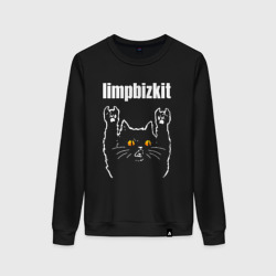 Женский свитшот хлопок Limp Bizkit rock cat