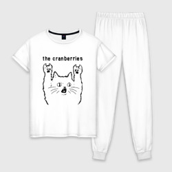 Женская пижама хлопок The Cranberries - rock cat