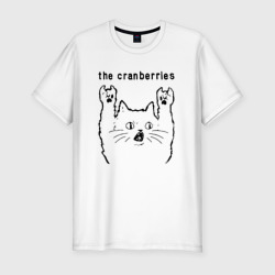 Мужская футболка хлопок Slim The Cranberries - rock cat
