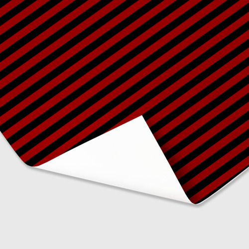 Бумага для упаковки 3D Темно-красные полосы - фото 3