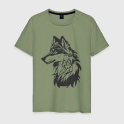 Мужская футболка хлопок Волк Фенрир рагнарек