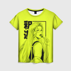 Женская футболка 3D Lime Buddha