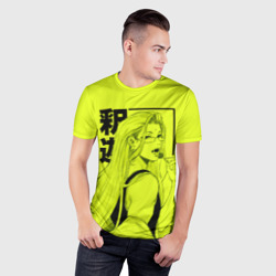 Мужская футболка 3D Slim Lime Buddha - фото 2