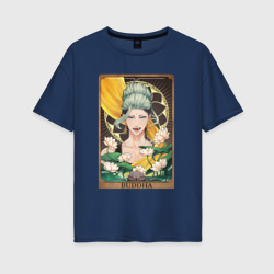 Женская футболка хлопок Oversize The Buddha Tarot Card