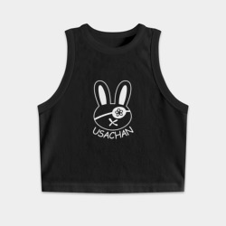 Женская укороченная майка-топ хлопок Buddha usachan