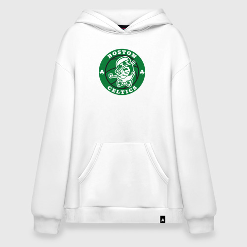 Худи SuperOversize хлопок Celtics, цвет белый