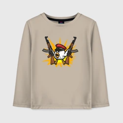 Детский лонгслив хлопок Взрывной цыпленок