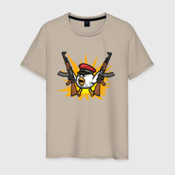 Мужская футболка хлопок Взрывной цыпленок