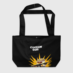 Пляжная сумка 3D Цыплячий спецназ