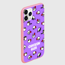 Чехол для iPhone 11 Pro Max матовый Chicken Gun - паттерн - фото 2