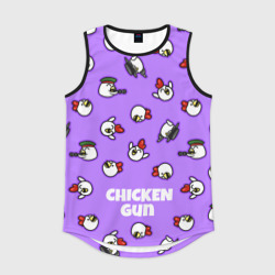 Мужская спортивная майка 3D Chicken Gun - паттерн