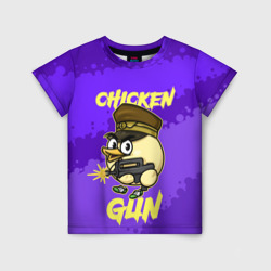 Детская футболка 3D Чикен Ган - цыпленок