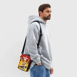 Сумка через плечо 3D Chicken Gun - спецназ - фото 2