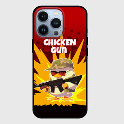 Чехол для iPhone 13 Pro Chicken Gun - спецназ
