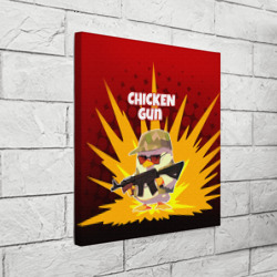 Холст квадратный Chicken Gun - спецназ - фото 2