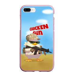 Чехол для iPhone 7Plus/8 Plus матовый Цыпленок - Чикен Ган