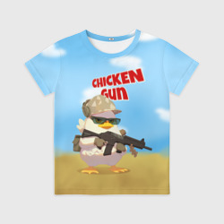 Детская футболка 3D Цыпленок - Чикен Ган