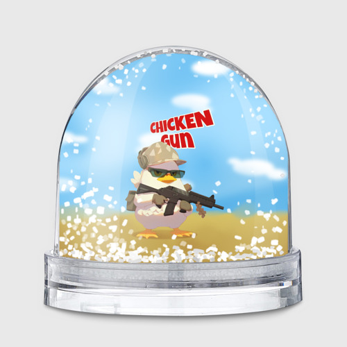 Игрушка Снежный шар Цыпленок - Чикен Ган
